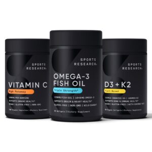 Sports Research Omega3 1250 mg cápsulas vista frontal