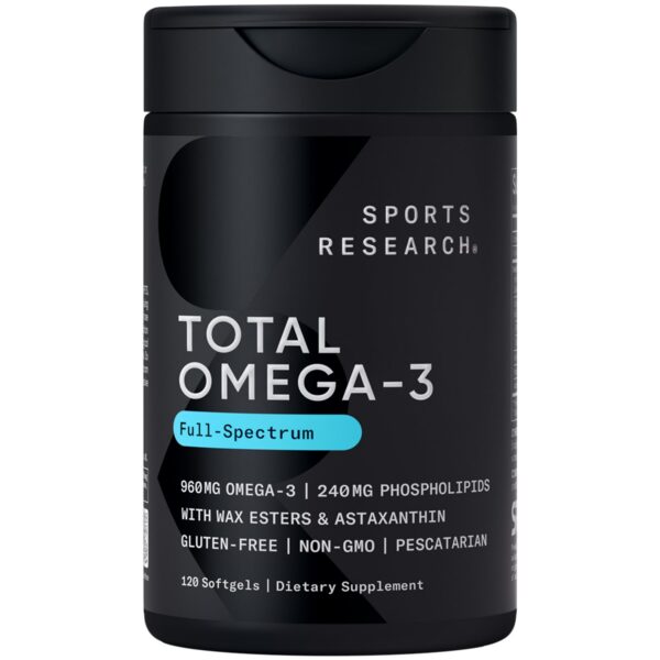 Sports Research Omega-3 aceite de pescado - frasco