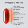 Version 1.0.0 Etiqueta de producto con información de omega-3 krill