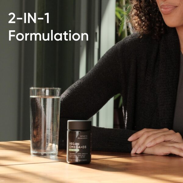 Cápsulas suaves de Omega-3 veganas