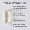 Etiqueta de Omega-3 con D3