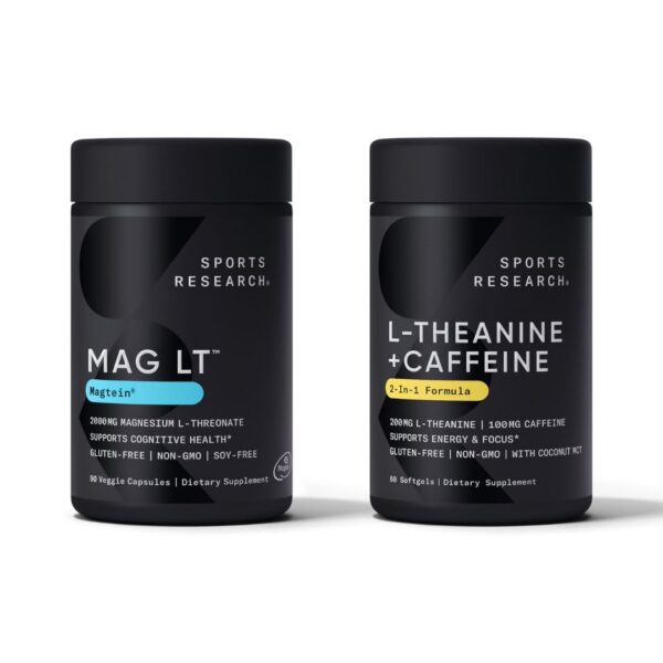 Frente del frasco de Sports Research Thetawave Boost Pack