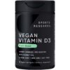 Sports Research vitamina d3 vegana aceite de coco paquete 60