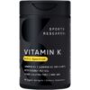Frasco Sports Research Vitamina K Multi-Espectro 60 cápsulas vegetales