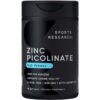 Etiqueta de Zinc Picolinato Sports Research