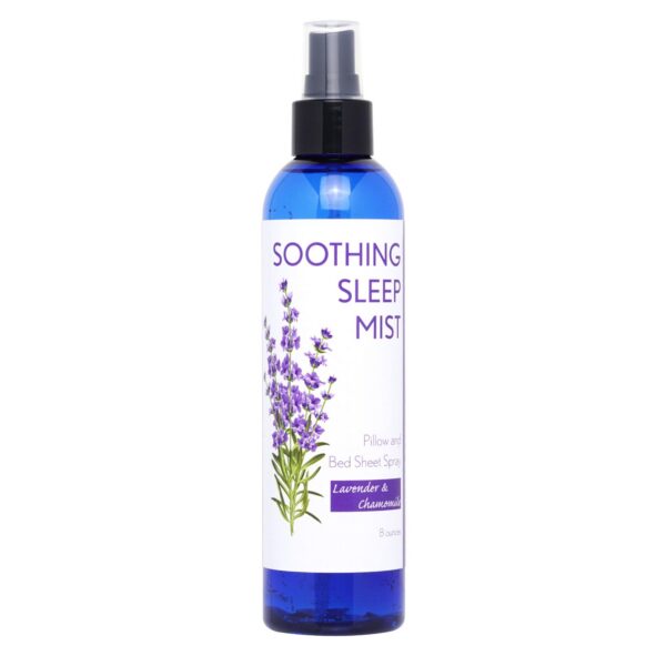 Version 1.0.0 Spray para almohada lavanda 8 oz frasco frontal