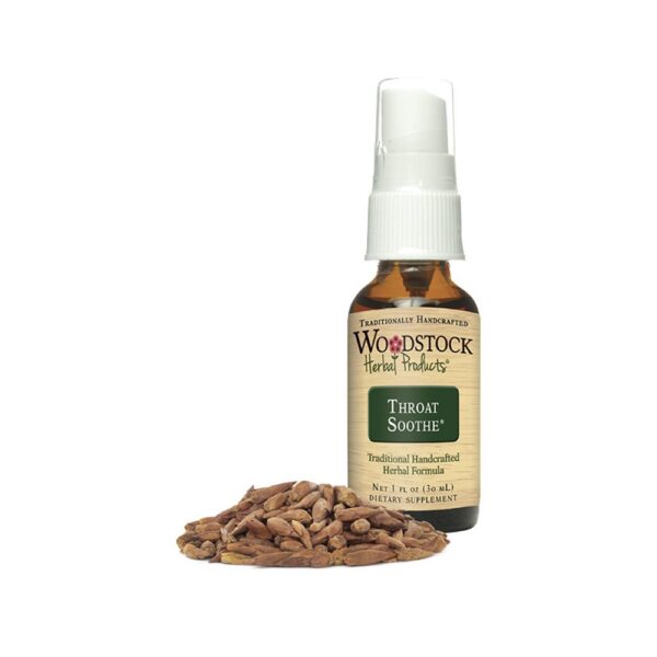 Spray para garganta con ingredientes herbales Woodstock 1 oz