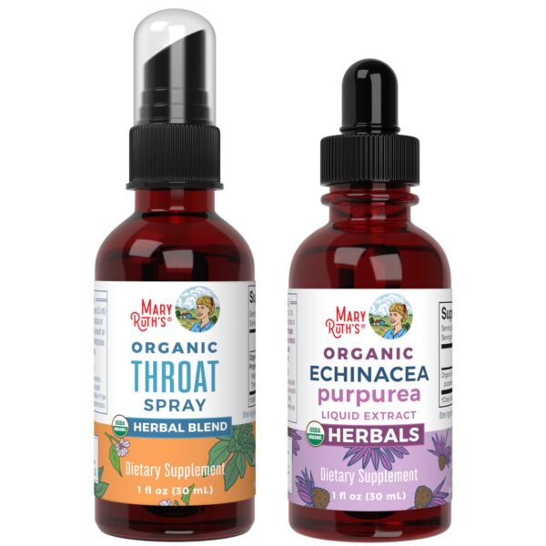 Spray para garganta MaryRuth Organics sin sabor 30 ml