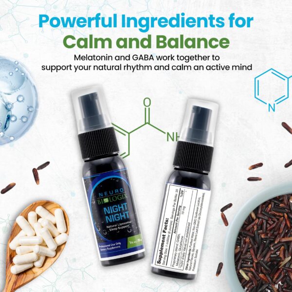 Version 1.0.0 Spray liposomal para sueño rápido y relajación