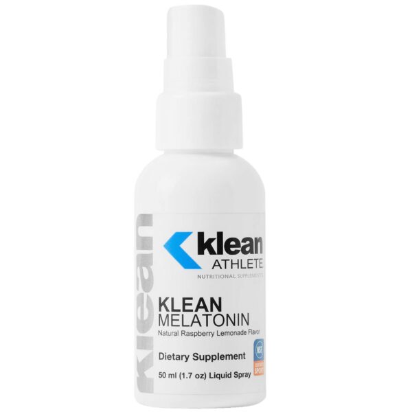 Spray líquído Klean ATHLETE melatonina sabor frambuesa limón para dormir