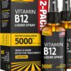 Spray líquido vitamina B12 sublingual Salt Lake suplemento 2 pack