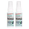 Spray melatonina sabor menta Natures Plus paquete doble 2 onzas