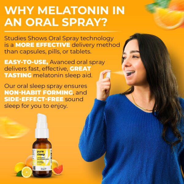 Spray oral melatonina sabor citrus sin alcohol ni gluten