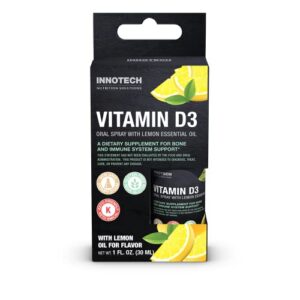 Spray oral de Vitamina D3 sabor limón Innotech Nutrition 30 ml