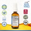 Spray plata coloidal 500ppm natural soporte sistema inmune Silver Wings