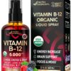 Spray sublingual B12 orgánica 5000mcg NUTRAHARMONY botella roja