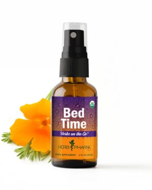 Version 1.0.0 Spray sueño calmado Herb Pharm 1 onza hierbas naturales