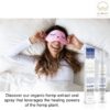 Spray sueño portátil 8 ml con nano cáñamo y ingredientes naturales