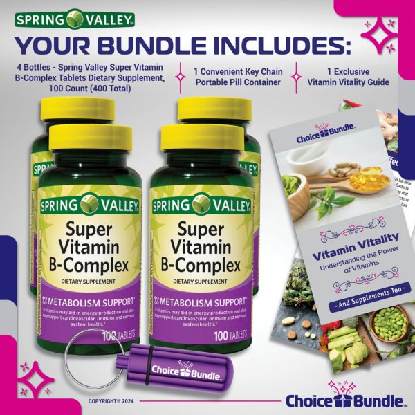 Version 1.0.0 Etiqueta de B-Complex en frasco