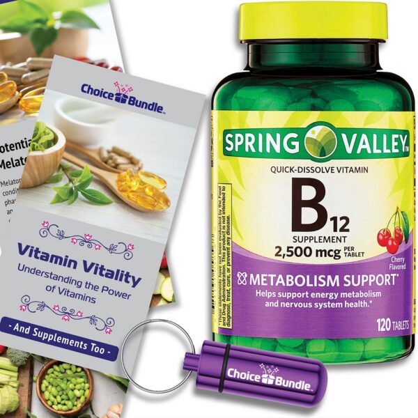 Version 1.0.0 Frasco Spring Valley B12 tabletas disolucion rapida