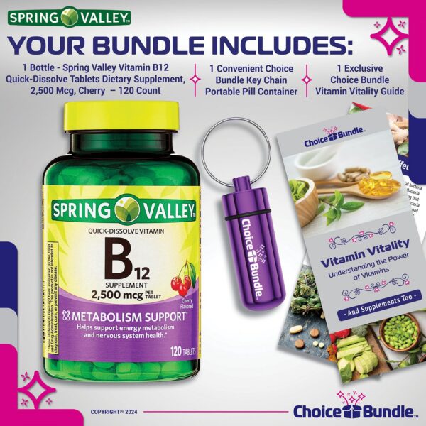 Version 1.0.0 Etiqueta Spring Valley B12 sabor cereza