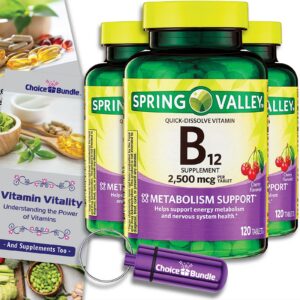 Tabletas disolucion rapida B12 2500 mcg frasco