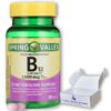 Spring Valley B12 caja con tabletas liberación prolongada 1000 mcg