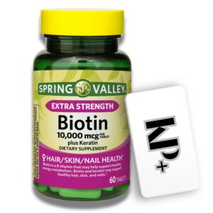 Spring Valley Biotin Keratin tableta frontal