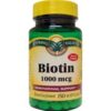 Spring Valley biotina 1000 mcg frasco 150 cápsulas blandas