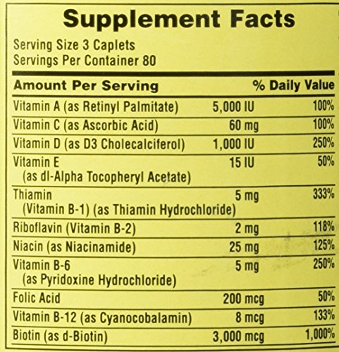 Etiqueta del producto Spring Valley Biotina-Colágeno-Gelatina