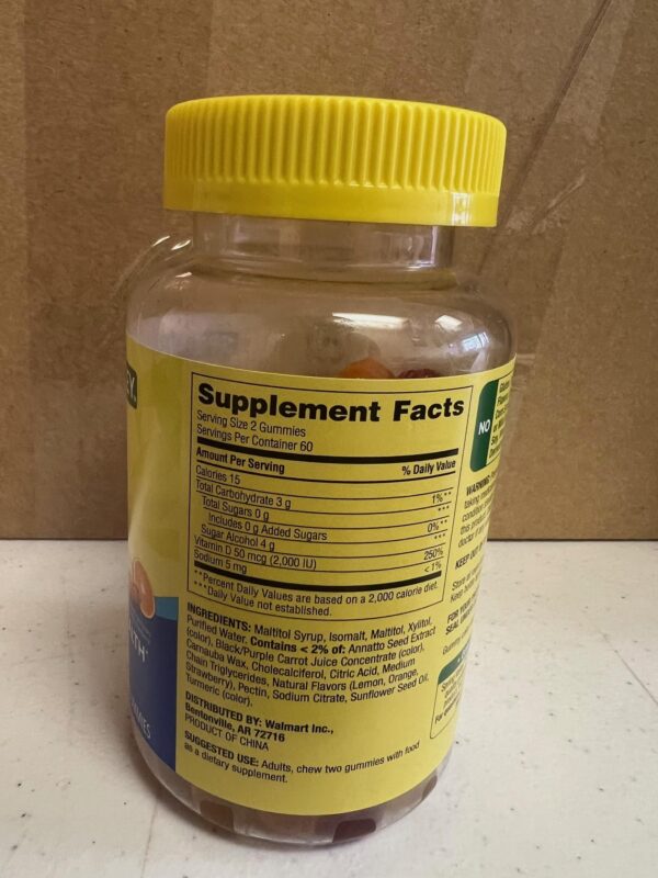 Version 1.0.0 Caja de gomitas Spring Valley sin azúcar