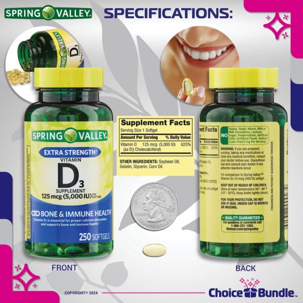 Version 1.0.0 Cápsulas D3 suaves de alta potencia