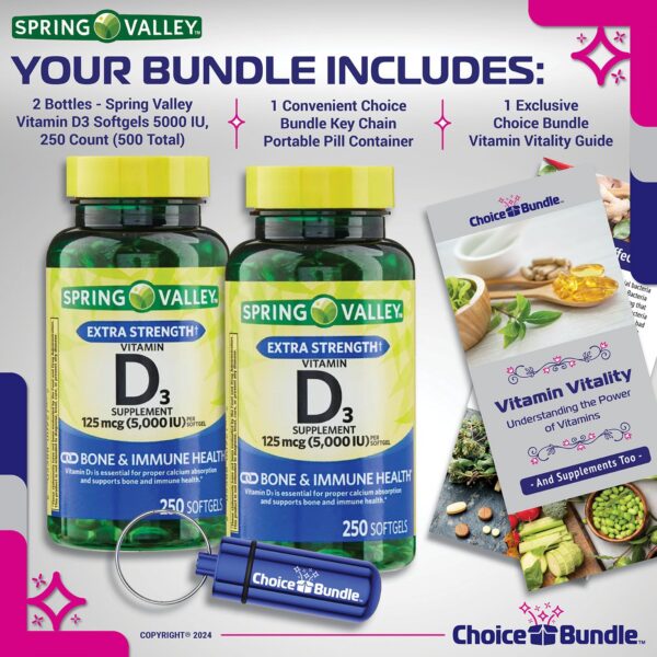 Etiqueta y contenido de D3 en envase