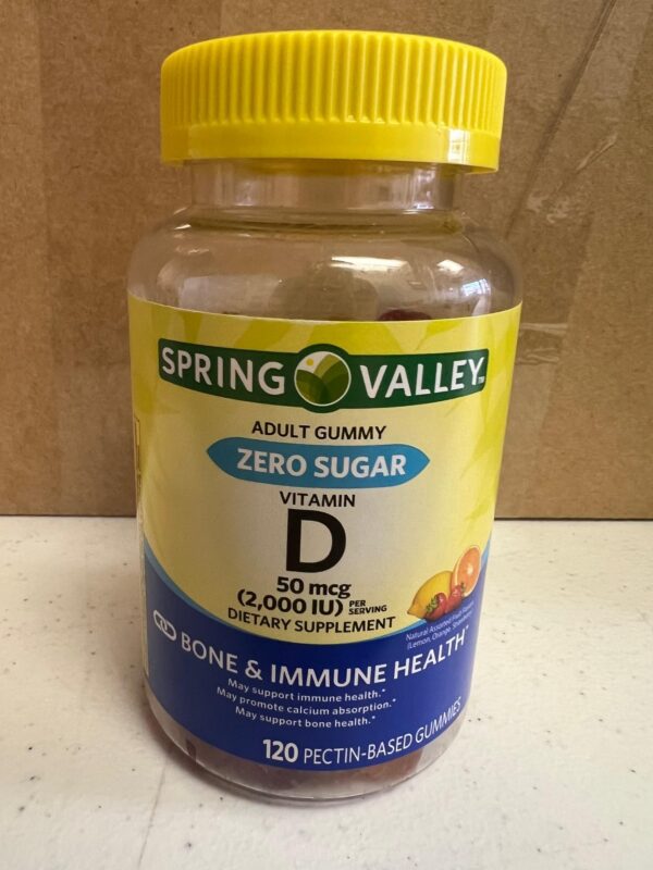 Version 1.0.0 Gomitas vitamin d sin azúcar etiqueta