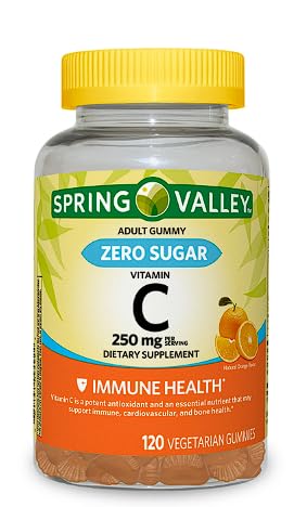 Gomitas de vitamina C sin azúcar sabor naranja