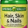 Frente de envase Spring Valley Hair Skin & Nails