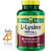 Frente de envase Spring Valley L-Lysine 1000 mg