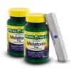 Spring Valley melatonina 3 mg paquete doble con organizador semanal