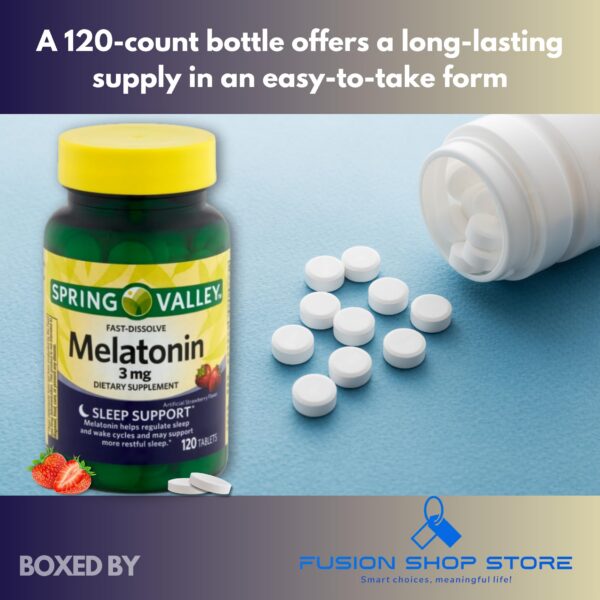Spring Valley melatonina para un sueño rápido y natural