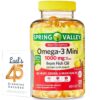 Frasco Spring Valley Omega-3 Mini 1000 mg