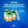 Spring Valley organizador semanal pastillas y vitaminas C 1000 mg
