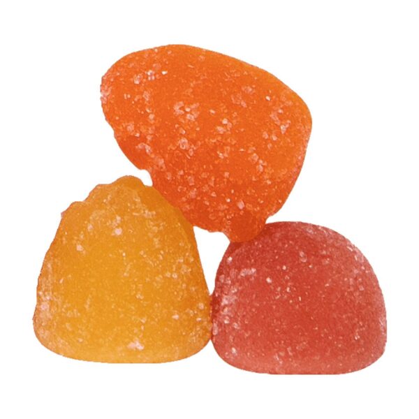 Sabores naturales de fruta en gomitas