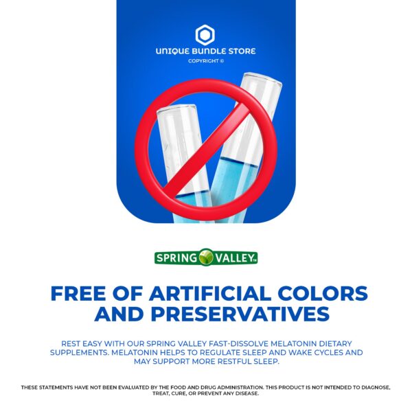 Spring Valley suplemento copas de melatonina para adultos