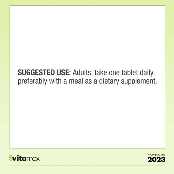 Detalle de vitaminas en la etiqueta