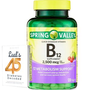 Spring Valley tabletas vitamina B12 disolución rápida 120 piezas