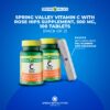 Spring Valley tabletas vitamina c rosa mosqueta paquete doble