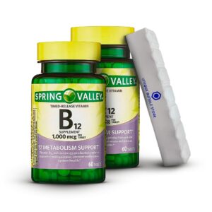 Spring Valley vitamina B12 1000 mcg tabletas liberación prolongada