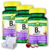 Vitaminas b12 spring valley micropastillas sabor cereza paquete