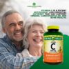 Etiqueta frontal del suplemento Spring Valley C 500 mg