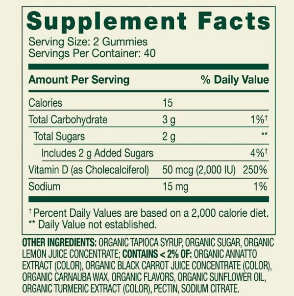 Version 1.0.0 Gomitas D3 sabor mixto frasco